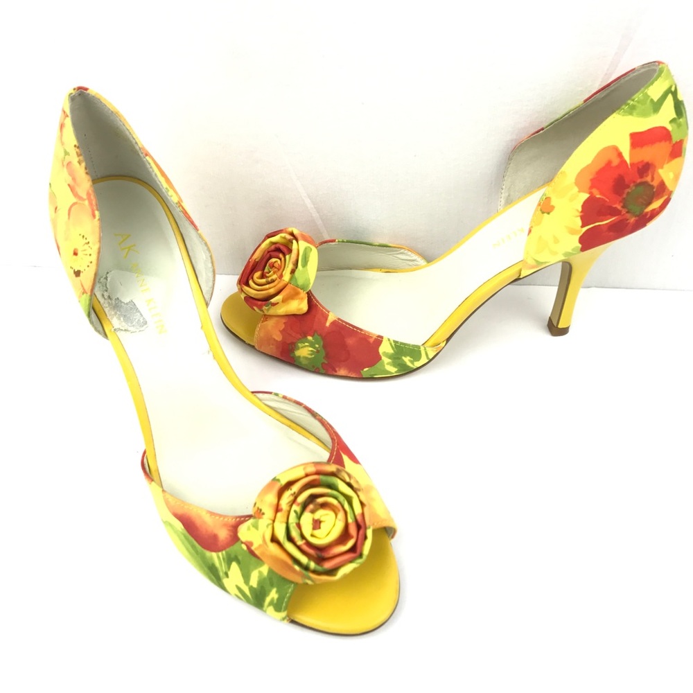 Anne Klein Floral D'Orsay Heels